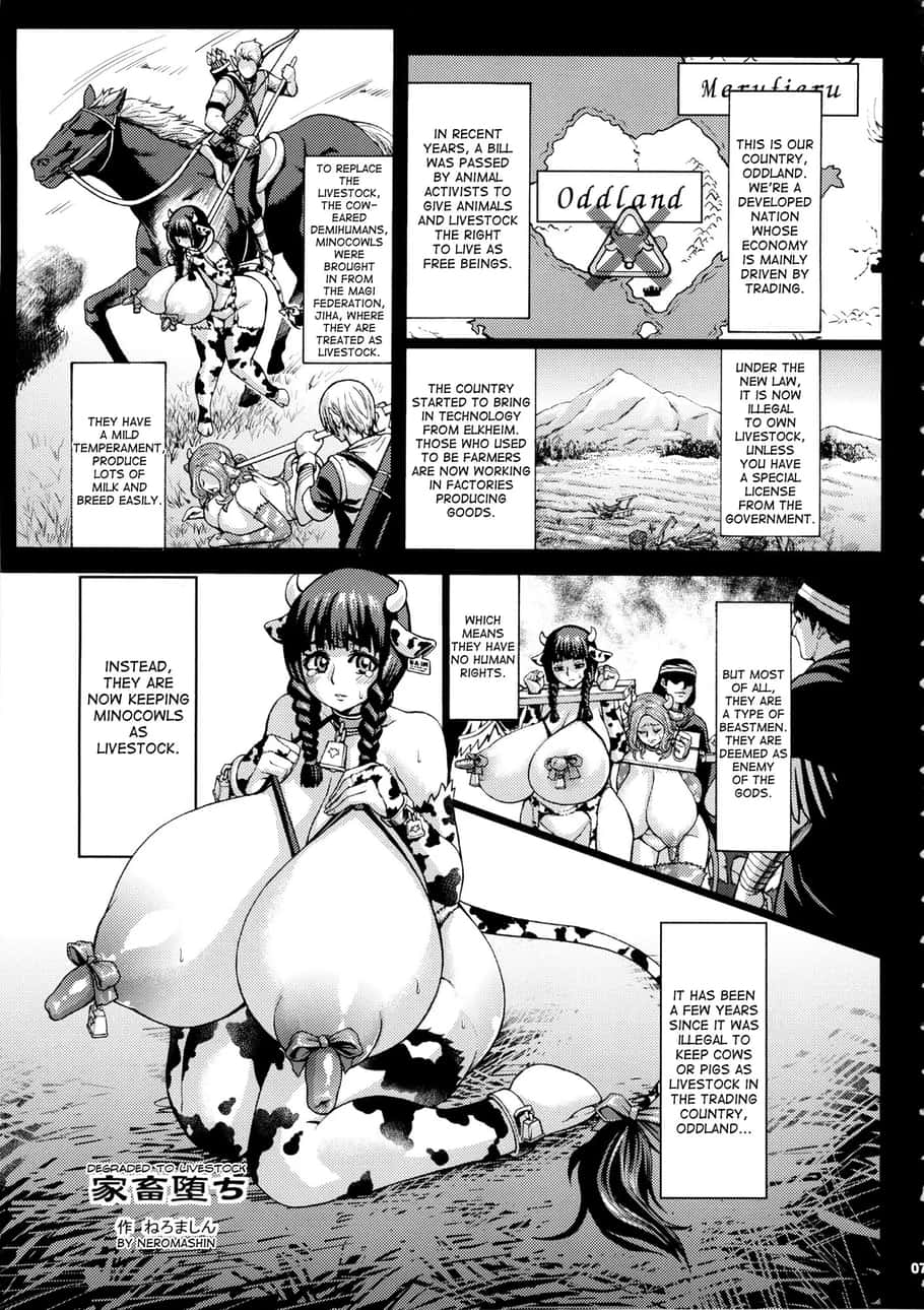 hentai girls slave  livestock Read Degraded to Livestock / 家畜堕ち in English online hentai - HentaiKisu