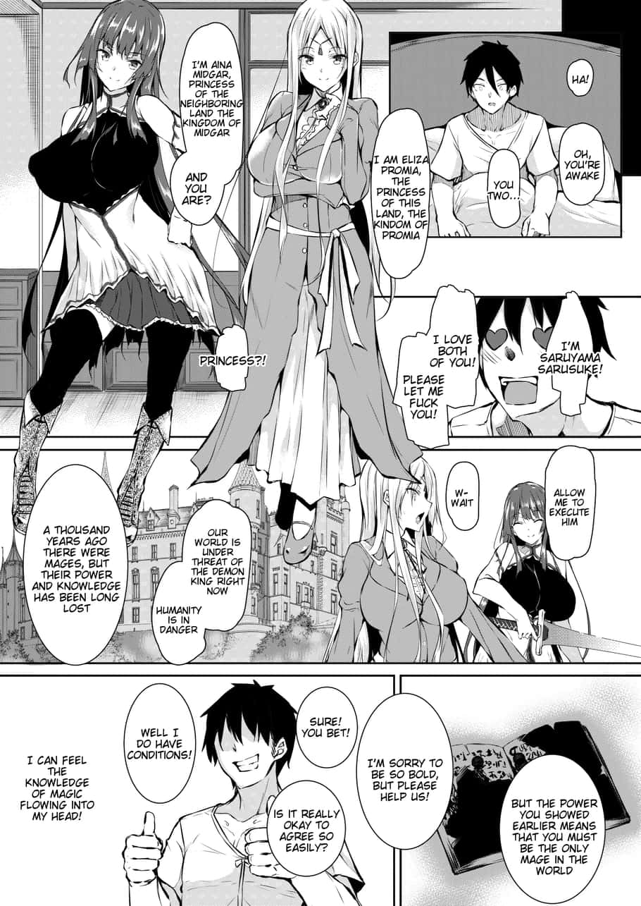 Read Ore Isekai de Mahoutsukai ni Naru in English online hentai - HentaiKisu