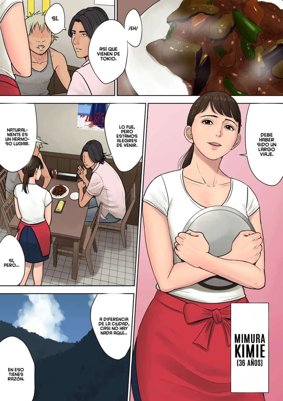 Hoja 1 Tokai kara Kita Otoko Kowasareta Inaka Tsuma 